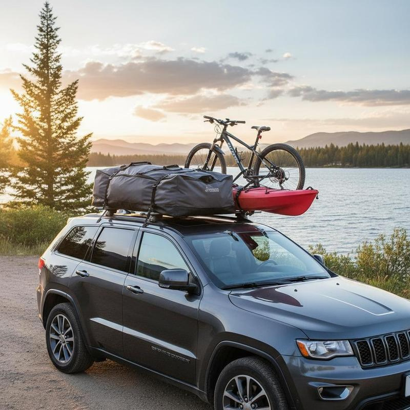 Cargo Rack Aluminum - Free Shipping-Luggage Carrier Rails 47-Inch For