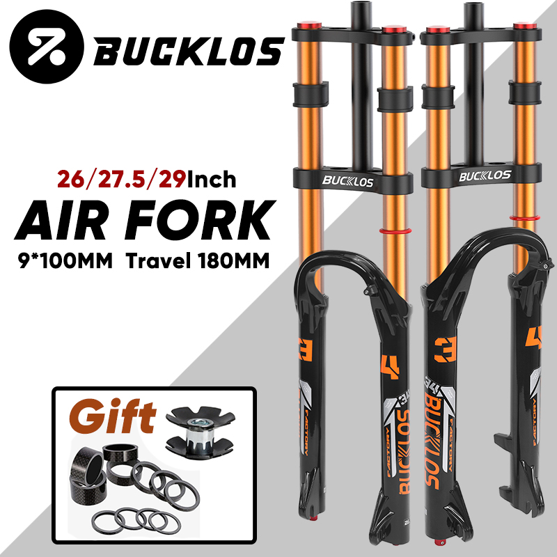 Commuting By Bike - BUCKLOS MTB Dual Crown Air Fork