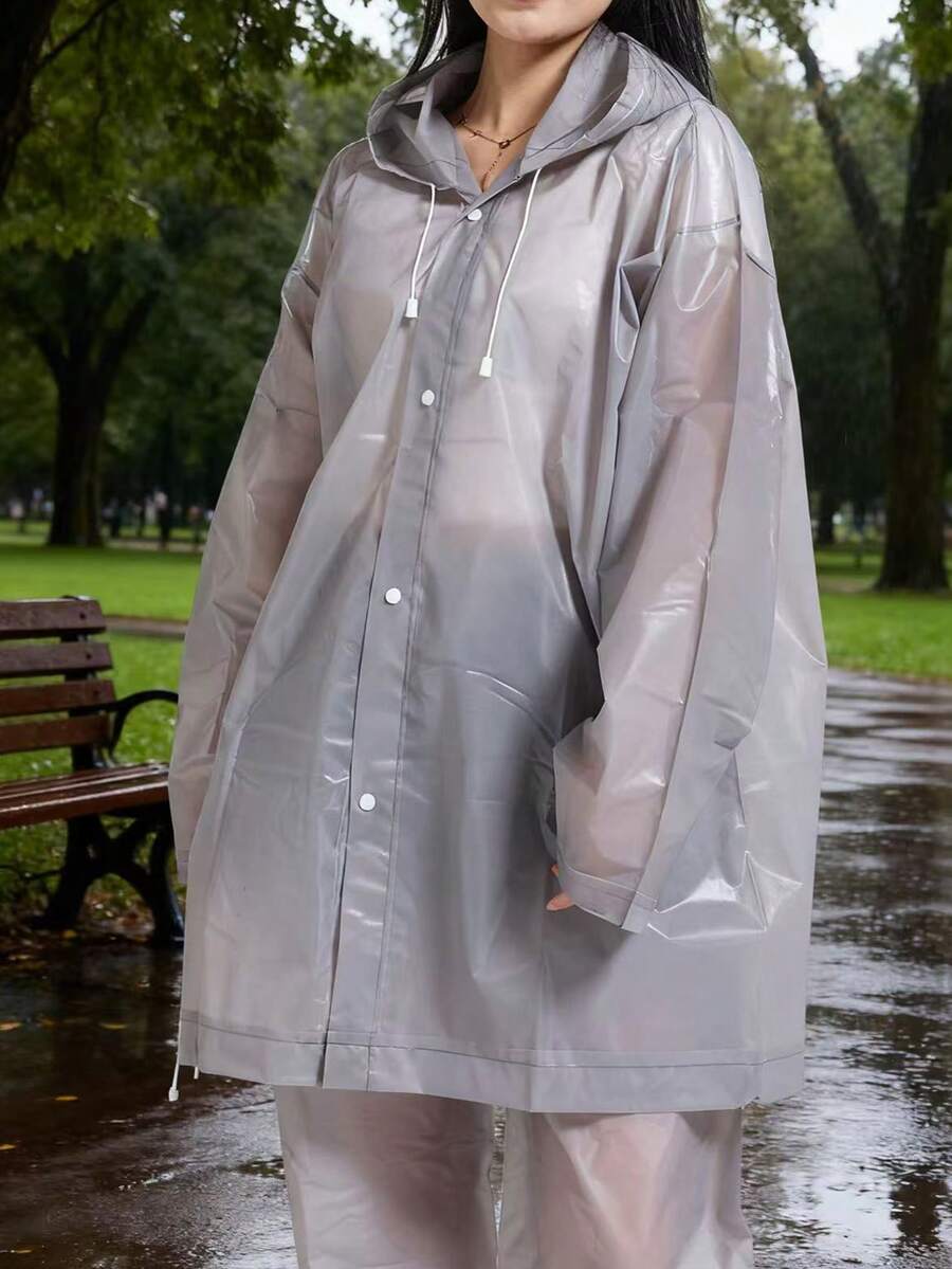 Cycling Commuter Rain Jacket - 2pcs Unisex full-body rain suit, thickened