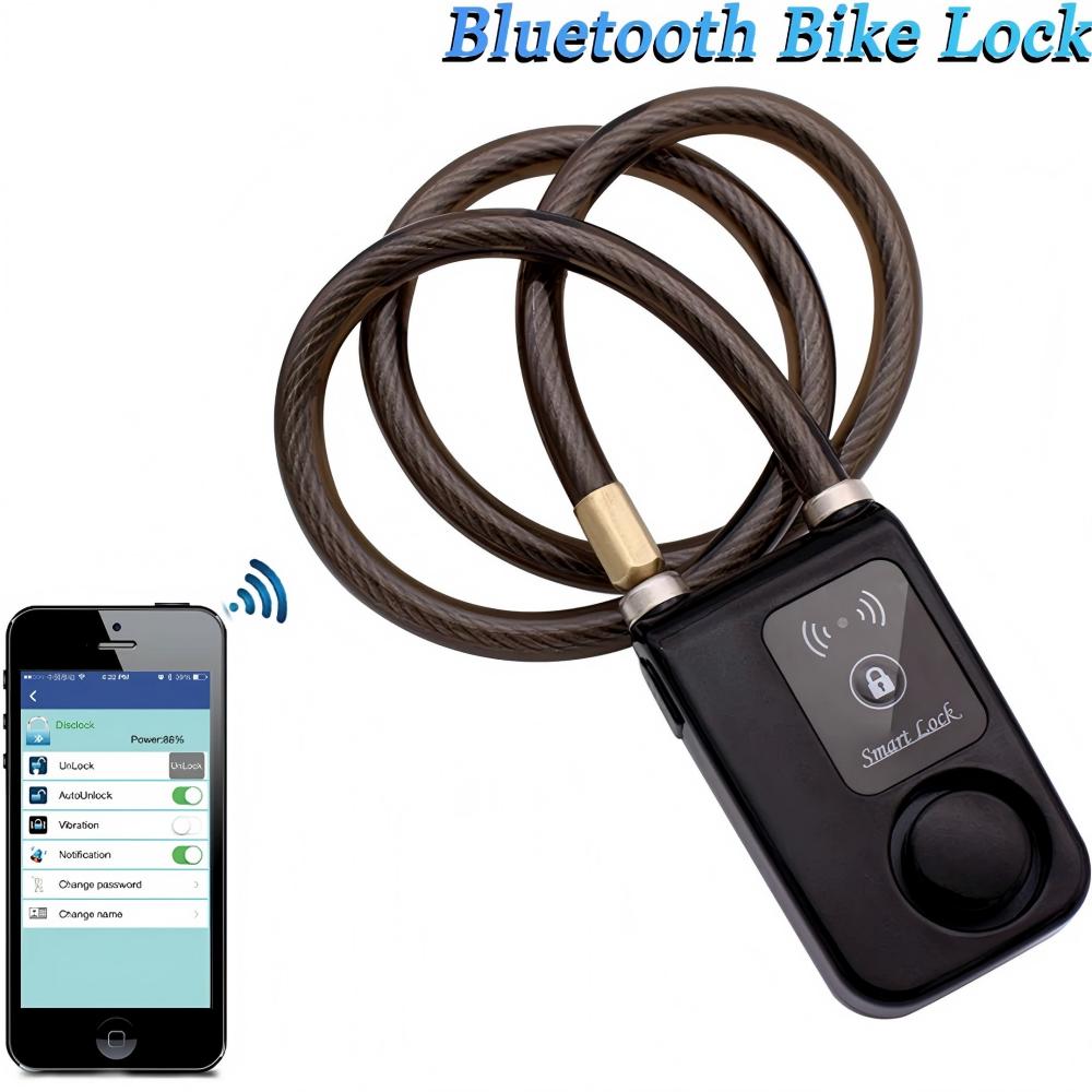 Bluetooth Smart Bike Lock Wate - مراجعة Chain Lock Combination وسعره