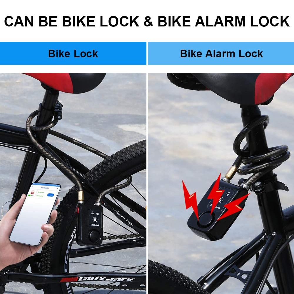 Bluetooth Smart Bike Lock Wate - مراجعة Chain Lock Combination وسعره