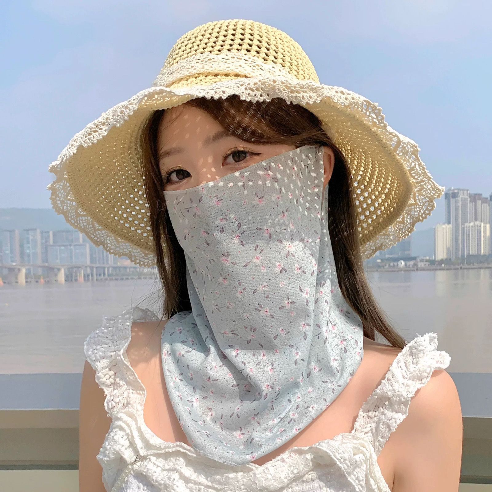 Summer Full-Face Windproof Mas - مراجعة Cycling Loop وسعره