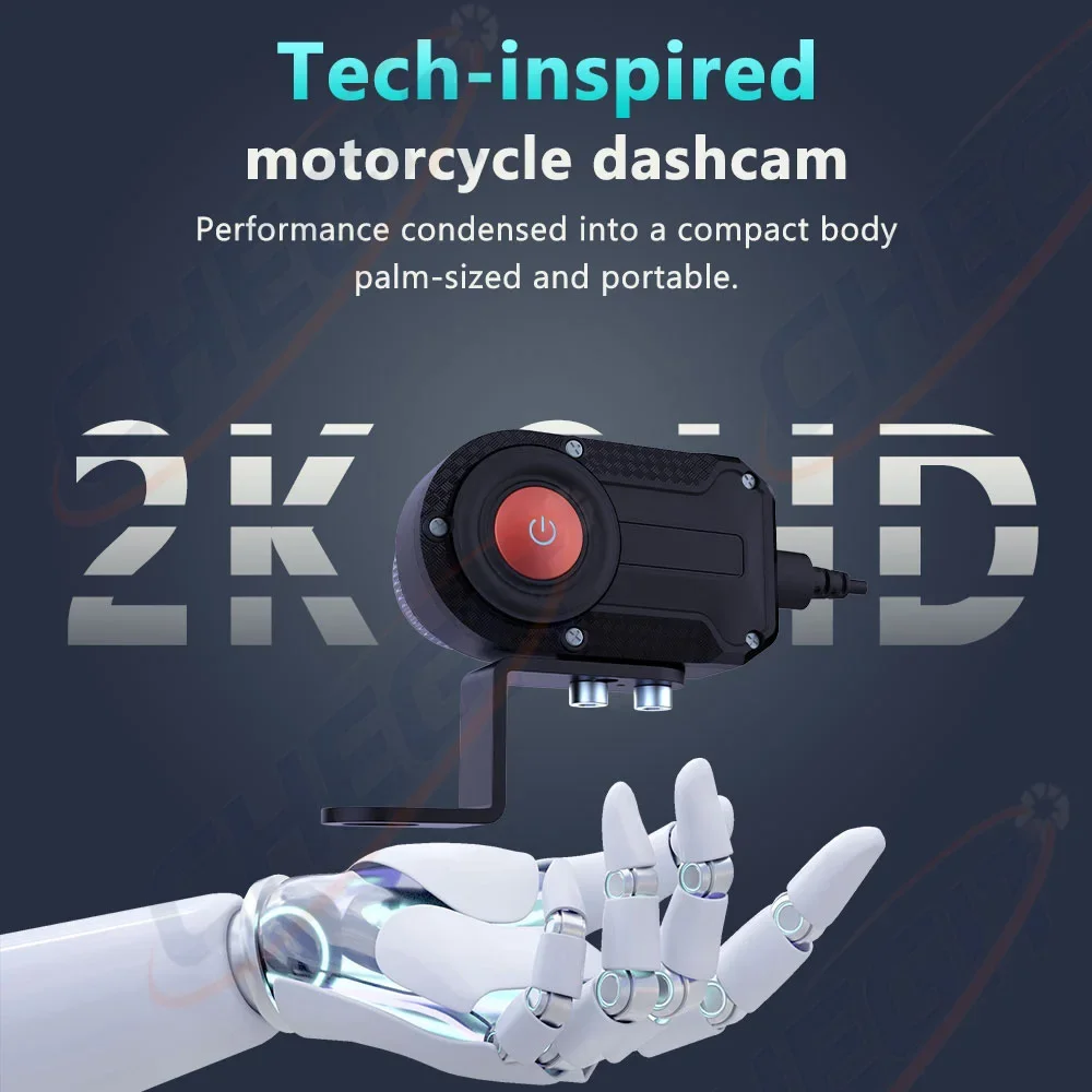 Motorcycle DVR 2K HD WiFi With - مراجعة Cycling Loop وسعره