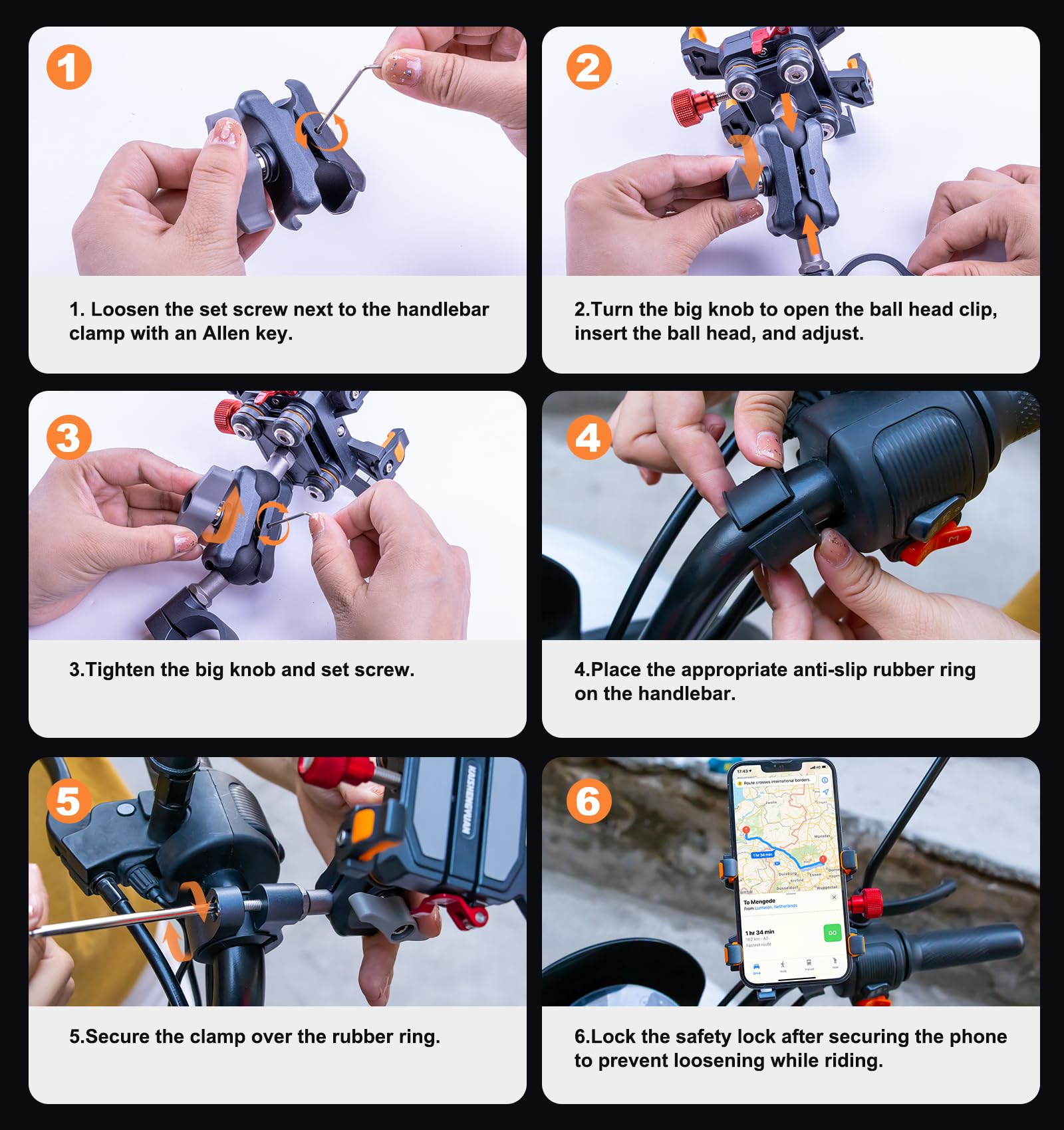 Heavy-Duty Motorcycle Phone Mo - مراجعة U Lock Heavy Duty وسعره