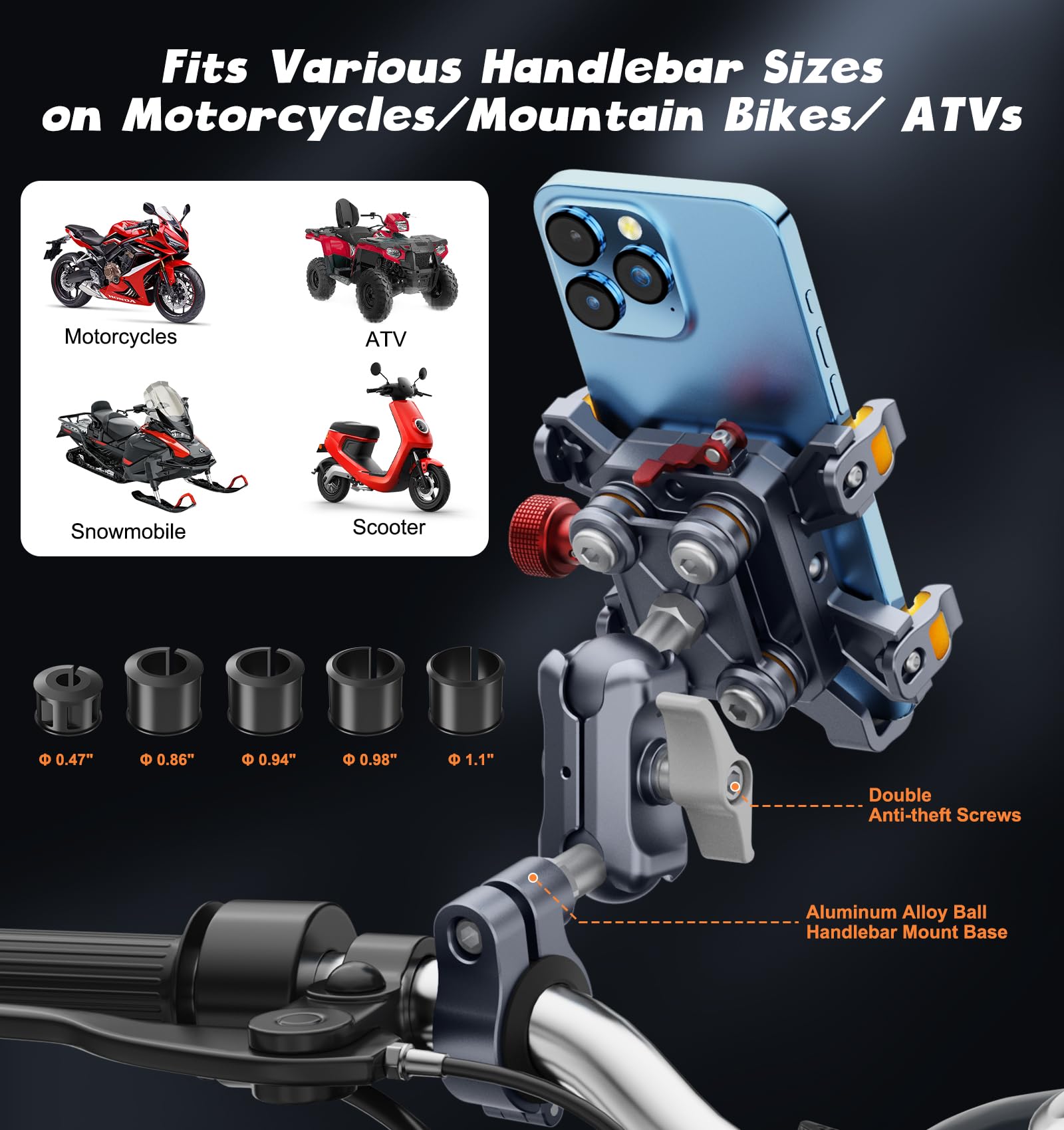 Heavy-Duty Motorcycle Phone Mo - مراجعة U Lock Heavy Duty وسعره