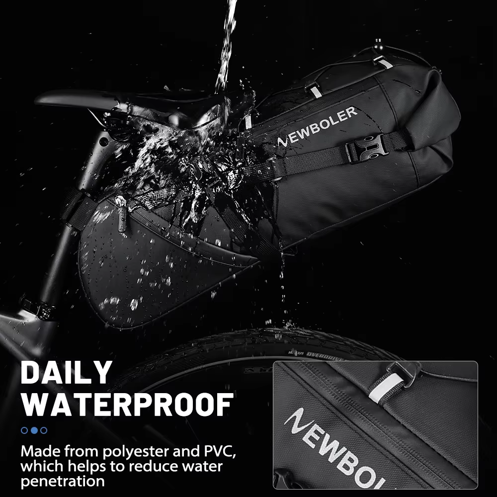 NEWBOLER 18L Bike Saddle Bag W - مراجعة Commuting By Bike وسعره