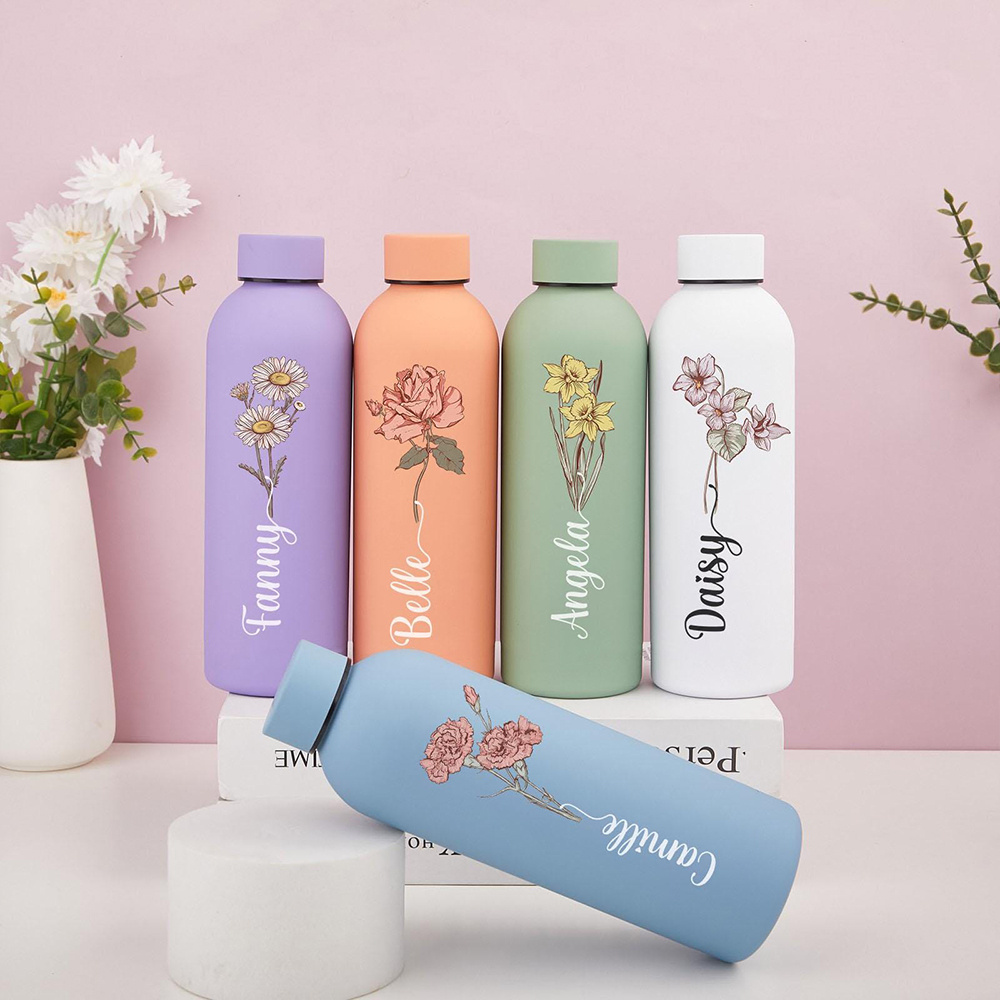 Customized floral water bottle - مراجعة Commuting By Bike وسعره