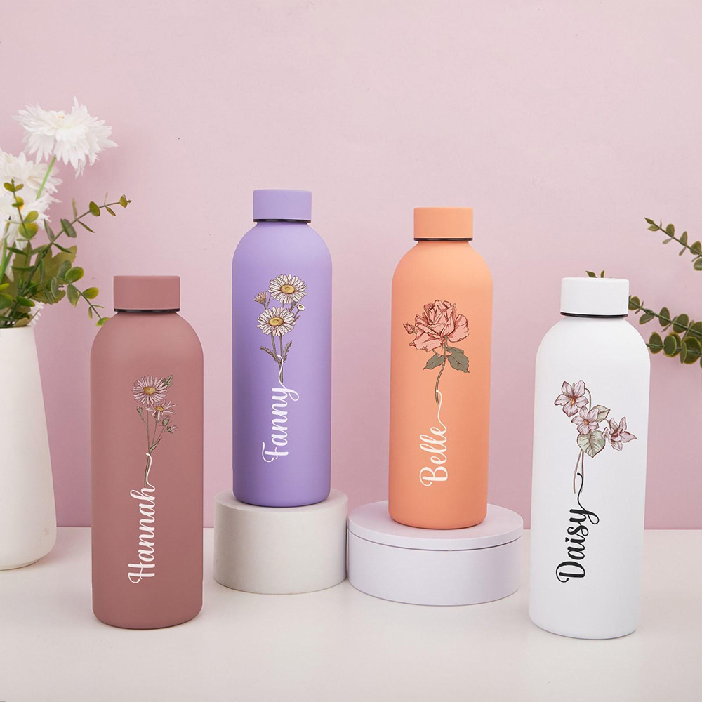 Customized floral water bottle - مراجعة Commuting By Bike وسعره