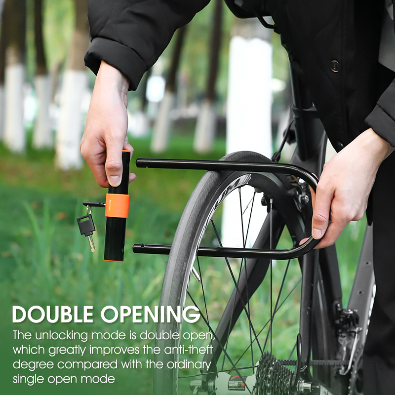 WEST BIKING Carbon Steel Bike  - مراجعة U Lock Heavy Duty وسعره