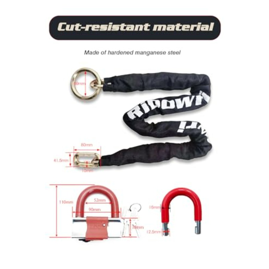 Heavy Duty Motorcycle Chain Lo - مراجعة U Lock Heavy Duty وسعره