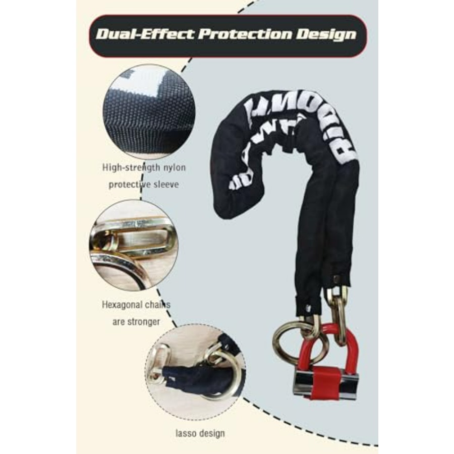 Heavy Duty Motorcycle Chain Lo - مراجعة U Lock Heavy Duty وسعره