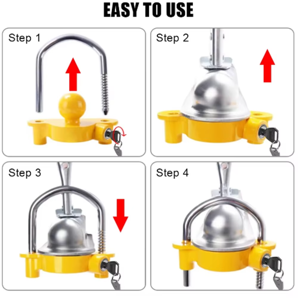 Heavy Duty Trailer Hitch Lock  - مراجعة U Lock Heavy Duty وسعره