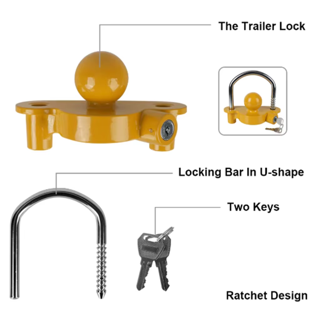 Heavy Duty Trailer Hitch Lock  - مراجعة U Lock Heavy Duty وسعره
