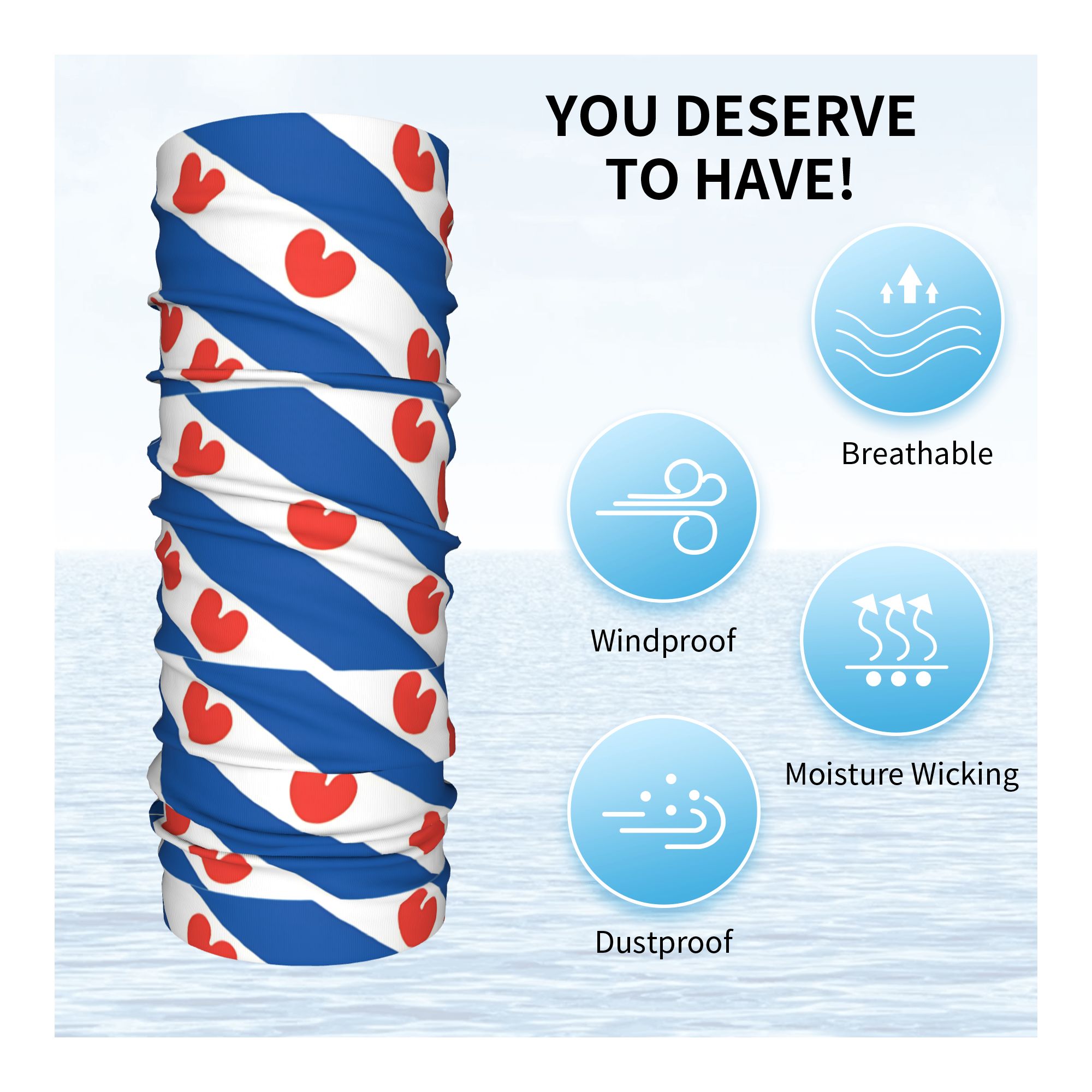 Friesland Flag Bandana  Vintag - مراجعة Commuting By Bike وسعره
