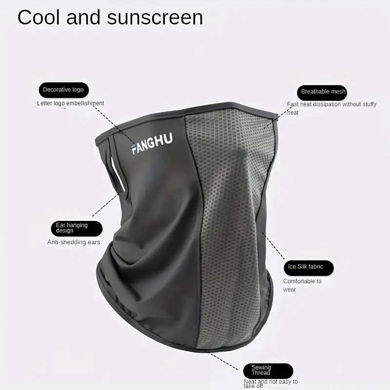 Cycling Neck Guard Mesh Breath - مراجعة Cycling Loop وسعره