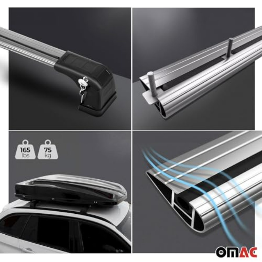 Roof Rack Cross Bars for Mazda - مراجعة Cargo Rack Aluminum وسعره