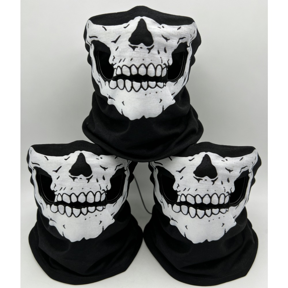 10pcs Skull Seamless Windproof - مراجعة Cycling Loop وسعره