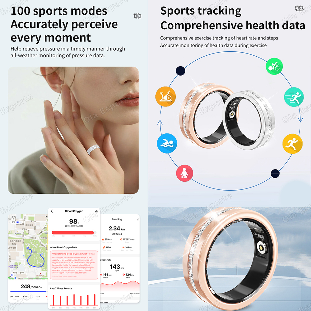 2025 New Smart Ring Lady Heart - مراجعة Cycling Loop وسعره