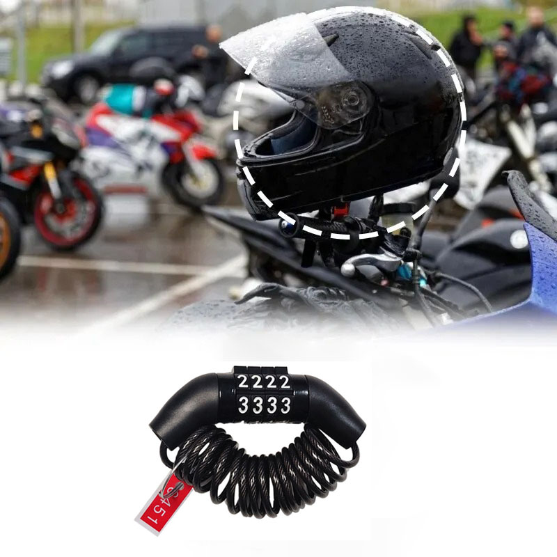 Motorcycle Bicycle Anti-Theft  - مراجعة Chain Lock Combination وسعره