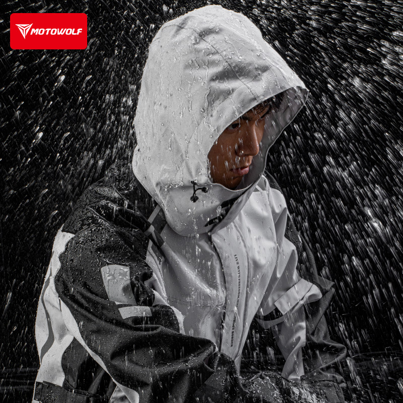 Motorcycle Reflective Raincoat - مراجعة Cycling Commuter Rain Jacket وسعره