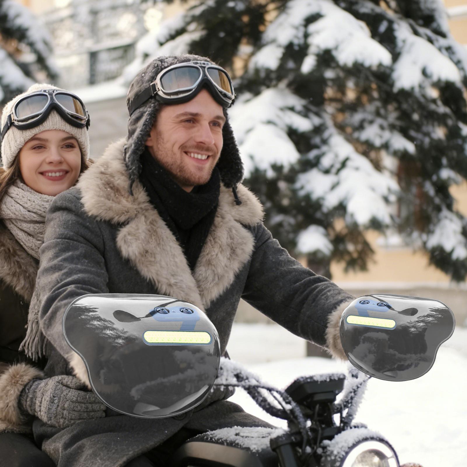 Winter Hand Guard For Scooter  - مراجعة Winter Cycling Commute وسعره