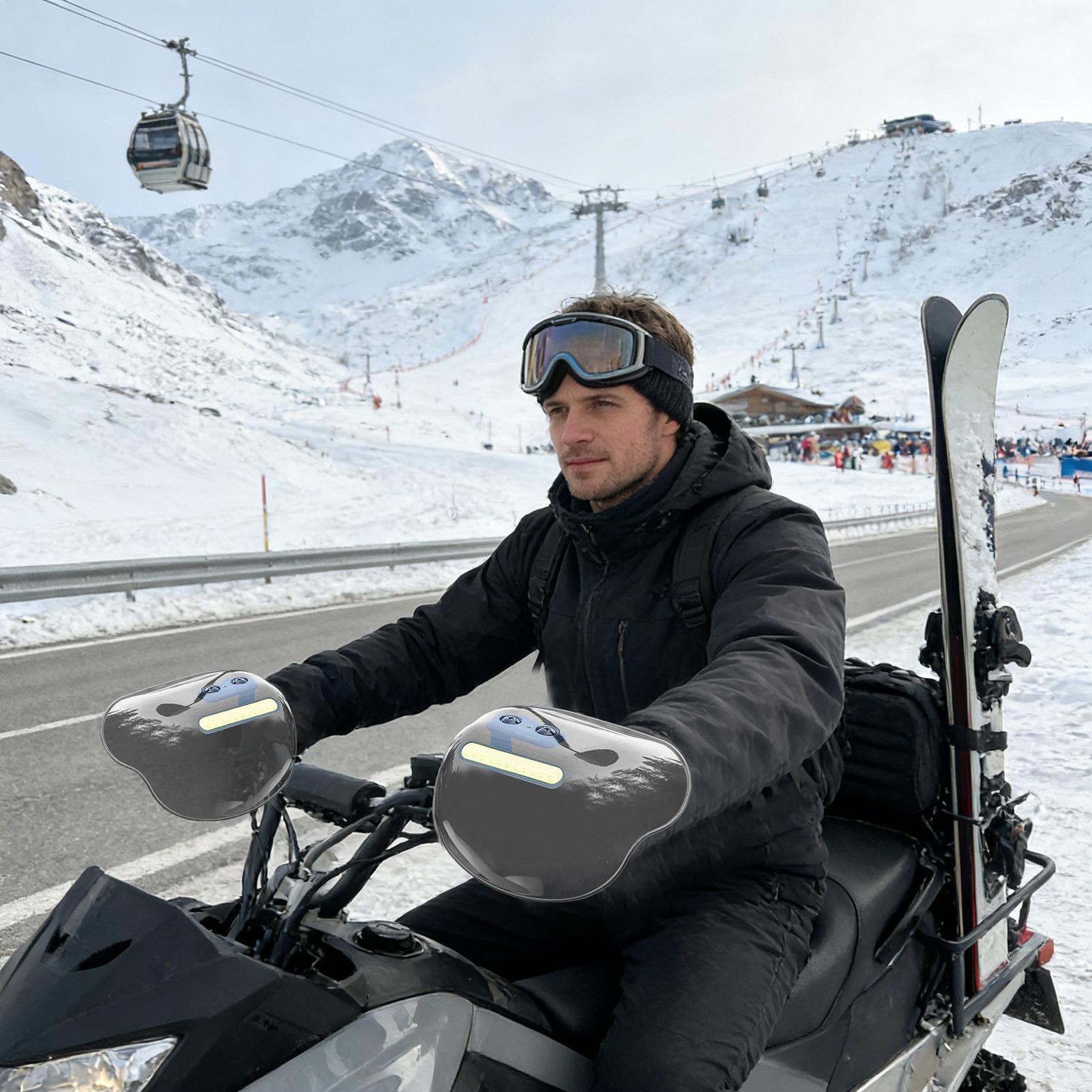 Winter Hand Guard For Scooter  - مراجعة Winter Cycling Commute وسعره