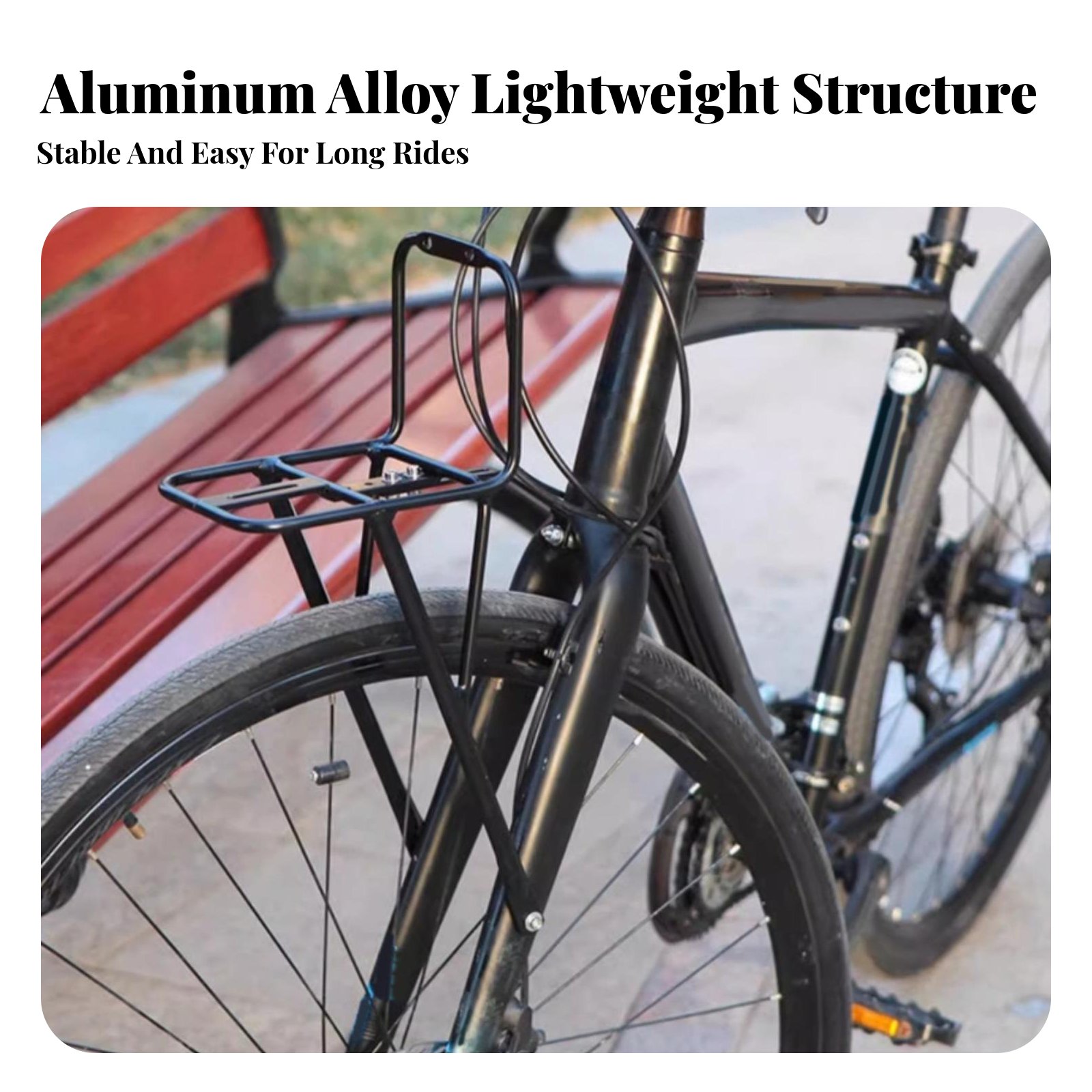 Bike Front Luggage Rack Lightw - مراجعة Cargo Rack Aluminum وسعره