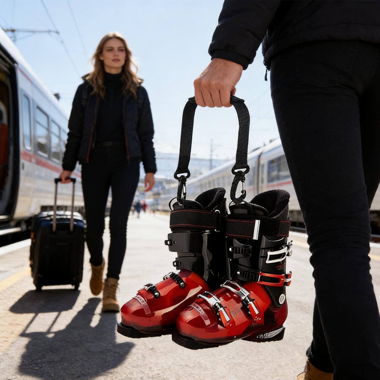 Ski Boot Straps Gear Shoulder  - مراجعة Cycling To Commute وسعره