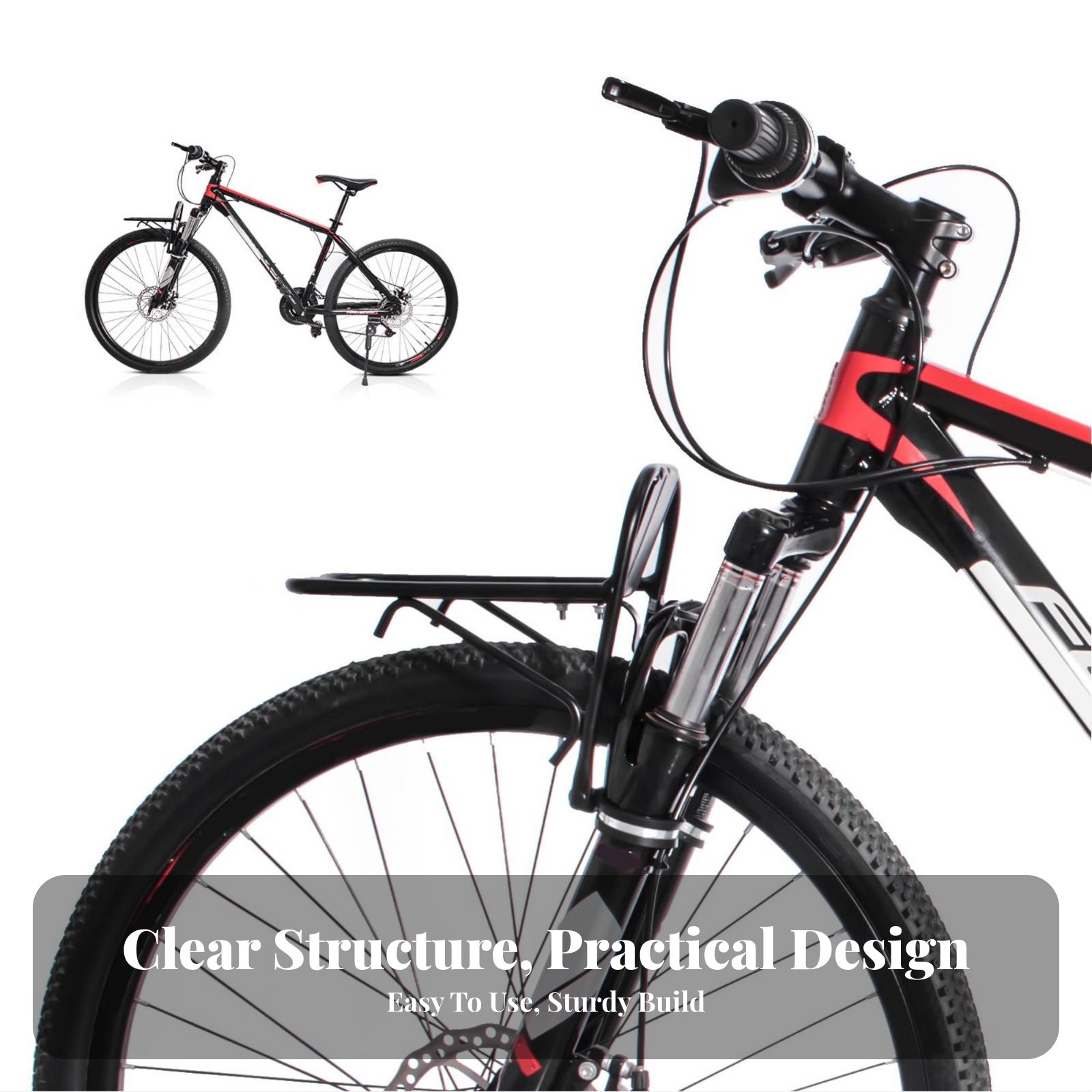 Cycle Front Rack Aluminum Allo - مراجعة Cargo Rack Aluminum وسعره