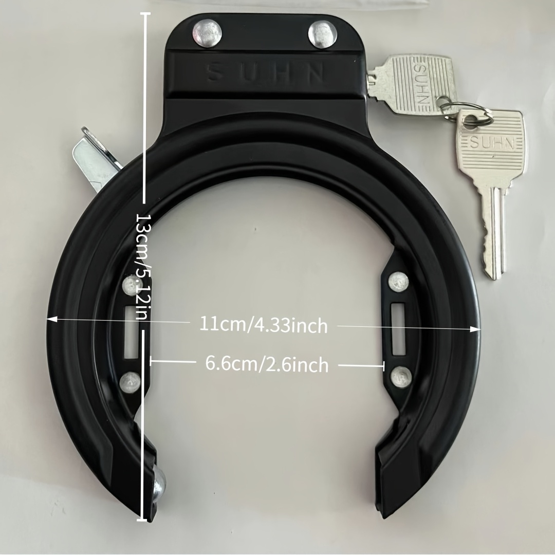 Outdoor bicycle horseshoe lock - مراجعة U Lock Heavy Duty وسعره