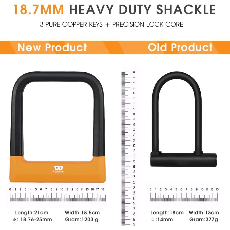 Heavy Duty AntiTheft Bicycle U - مراجعة U Lock Heavy Duty وسعره