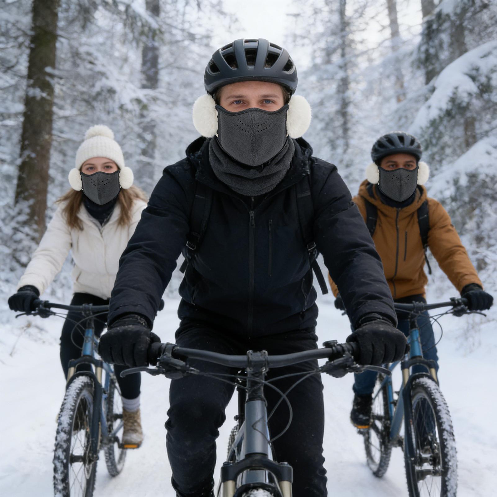 Winter Face Cover Windproof Th - مراجعة Winter Cycling Commute وسعره