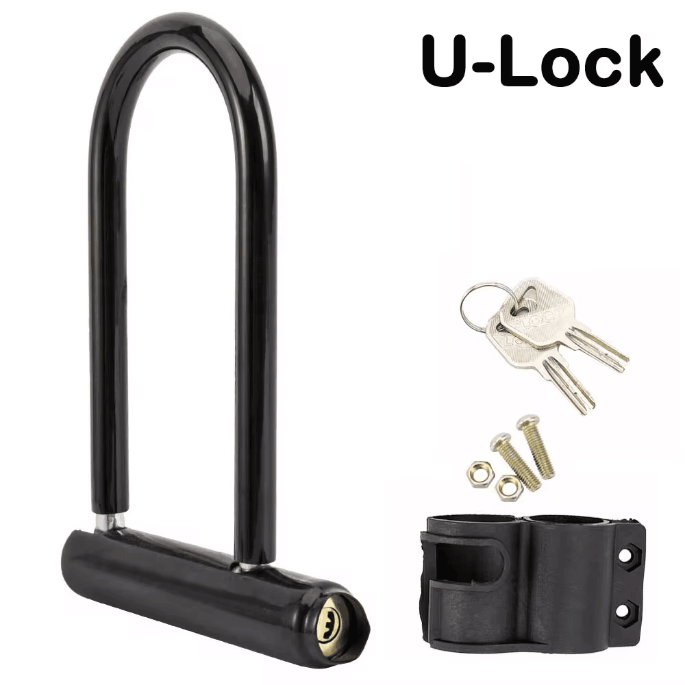 1Set Bicycle U Lock Portables  - مراجعة U Lock Heavy Duty وسعره