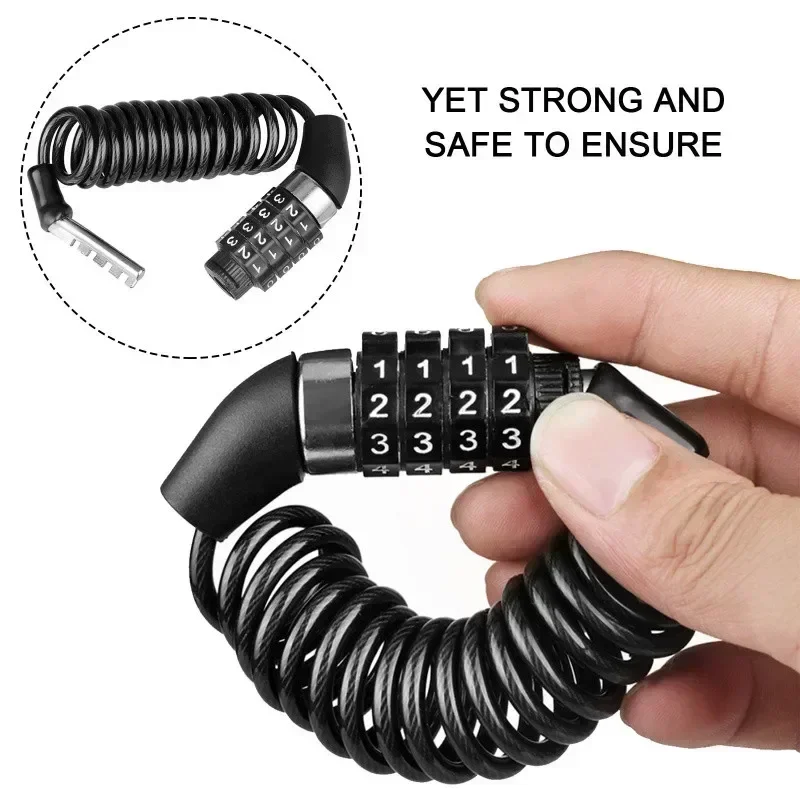 Motorcycle Bicycle Anti-Theft  - مراجعة Chain Lock Combination وسعره