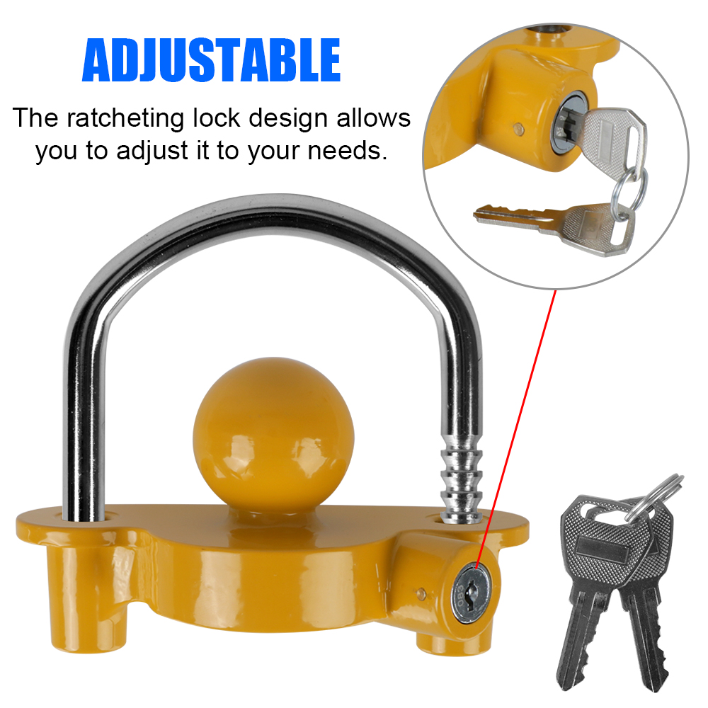 Tow Ball Security Anti-Theft T - مراجعة U Lock Heavy Duty وسعره