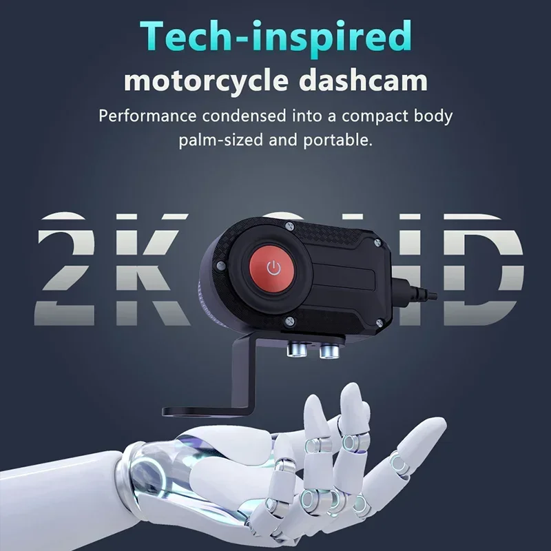 2K HD Motorcycle DVR Waterproo - مراجعة Cycling Loop وسعره