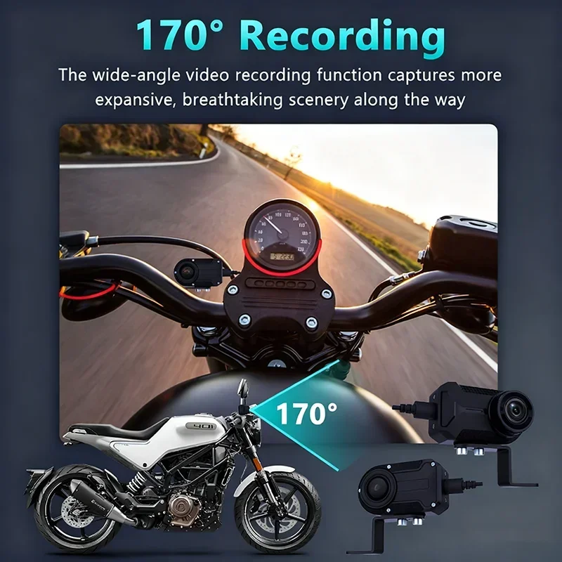 2K HD Motorcycle DVR Waterproo - مراجعة Cycling Loop وسعره