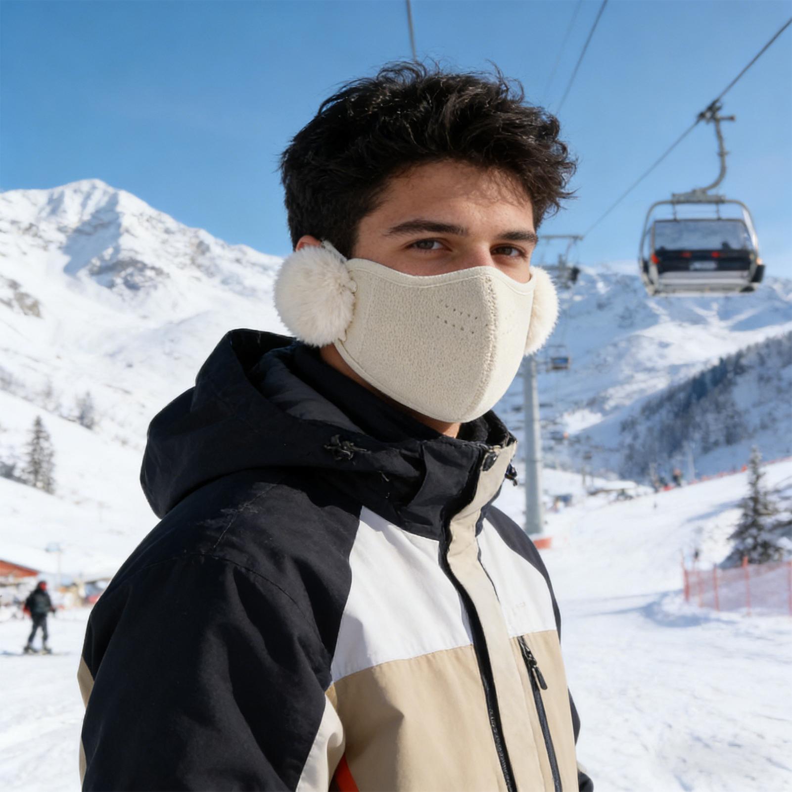 Face Covering For Dust Warm Th - مراجعة Winter Cycling Commute وسعره