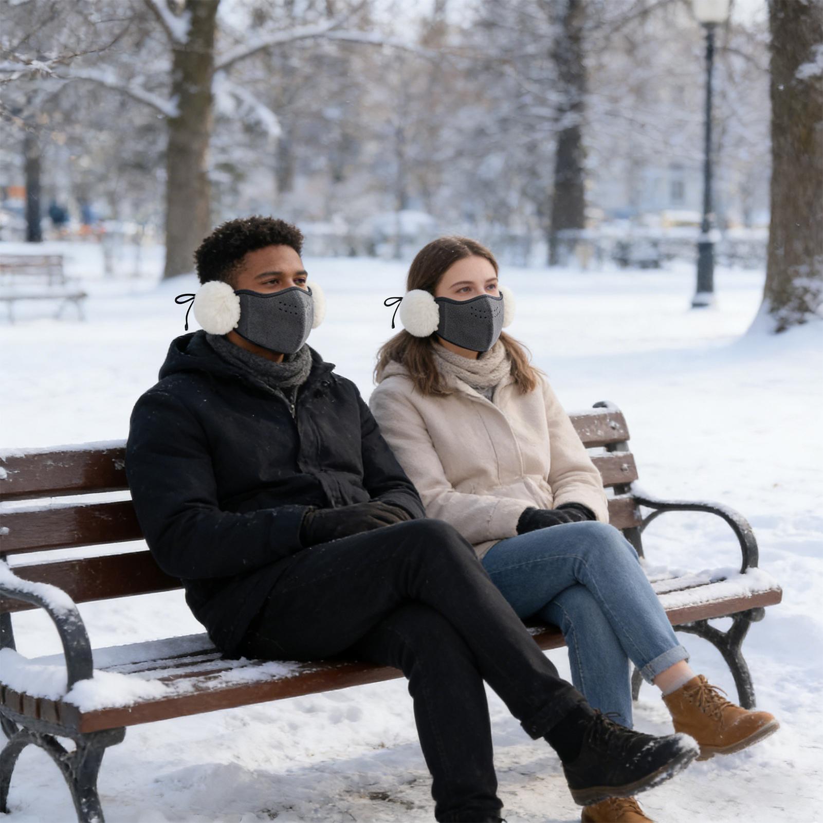 Face Covering For Dust Warm Th - مراجعة Winter Cycling Commute وسعره