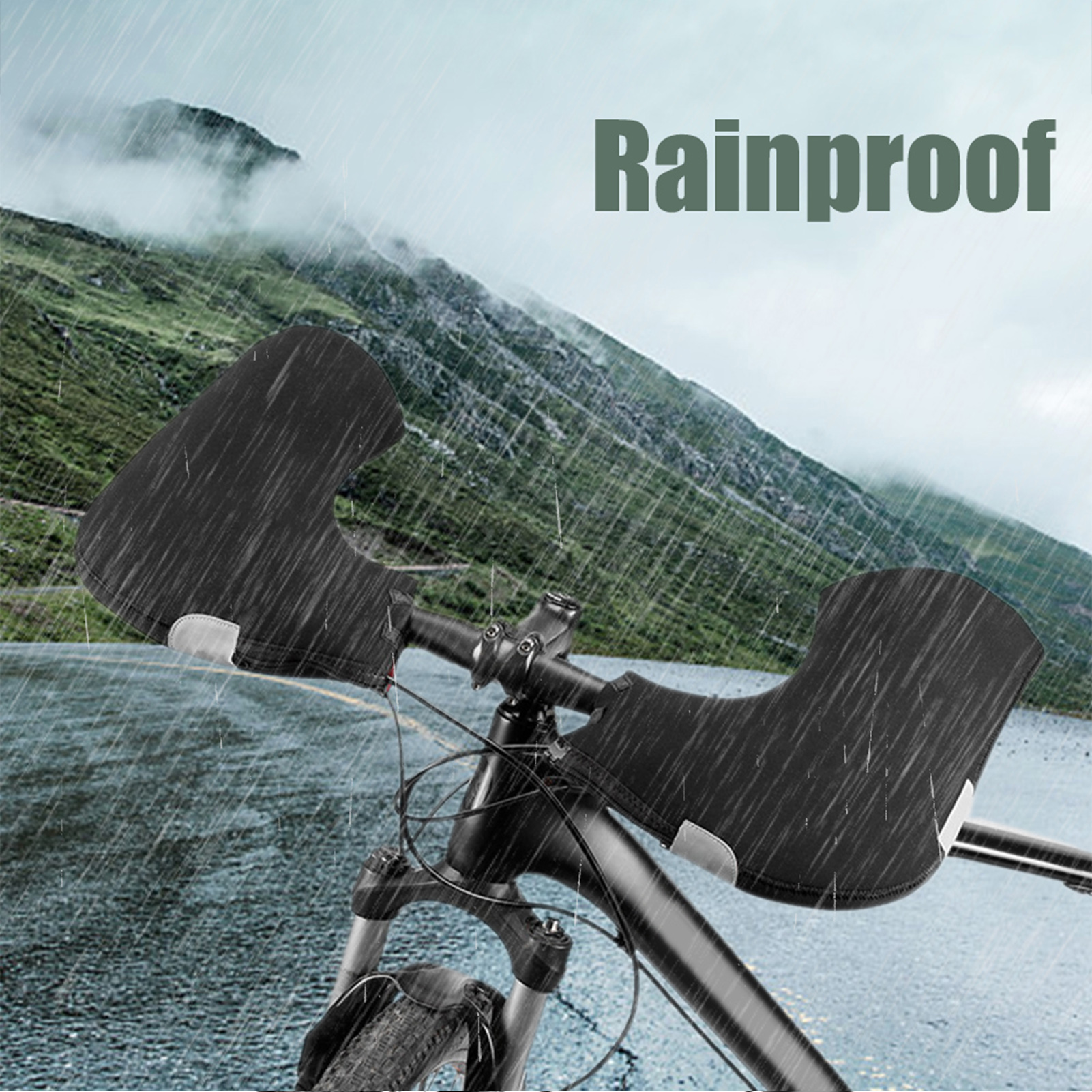 Winter Bicycle Handlebar Warm  - مراجعة Winter Cycling Commute وسعره