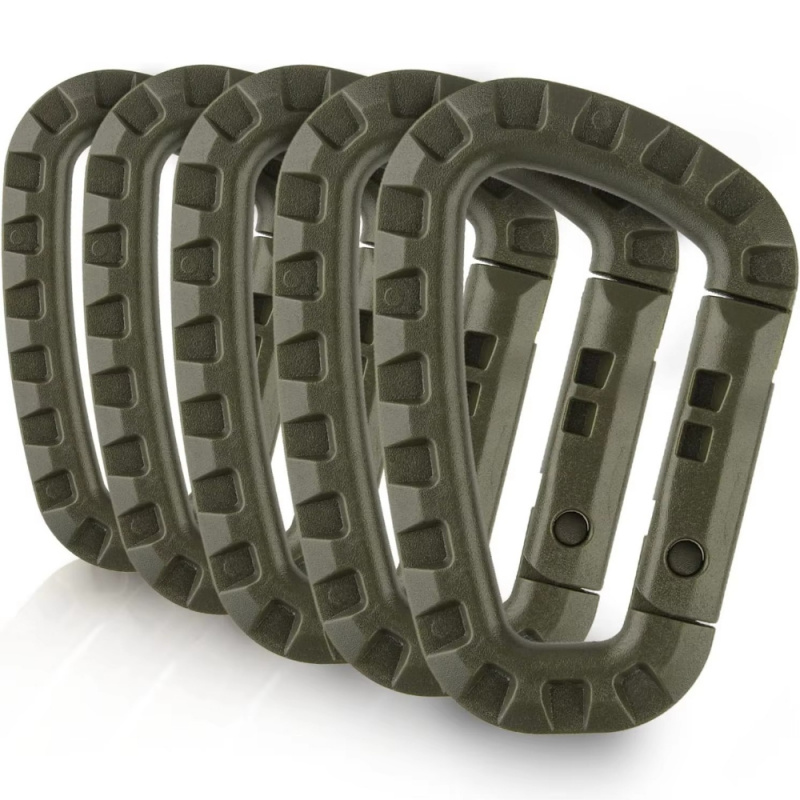 2/5/16Pcs Tactical Carabiner S - مراجعة Chain Lock Combination وسعره