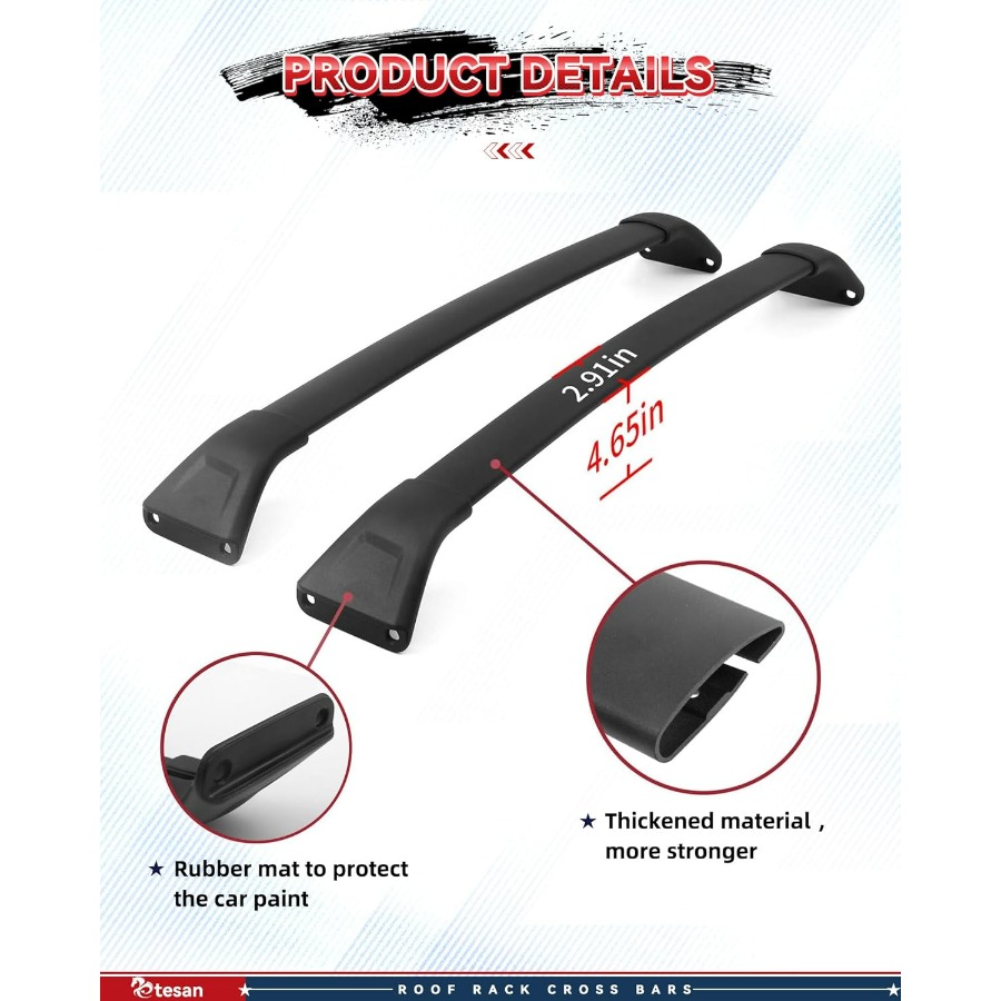 Roof Rack Cross Bars for Mazda - مراجعة Cargo Rack Aluminum وسعره