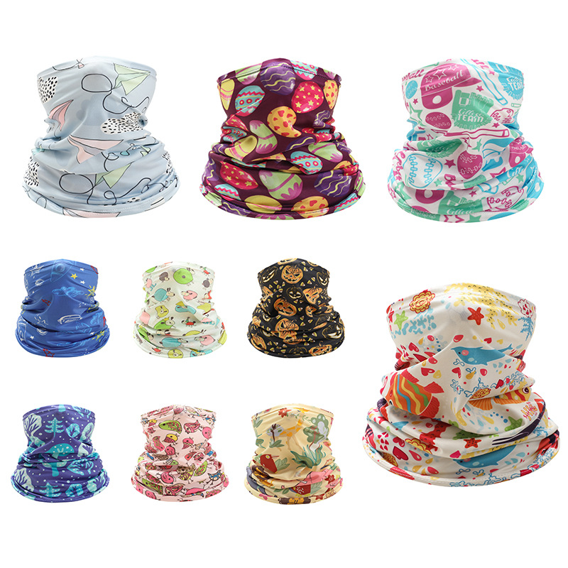 Kids Neck Cover Cute Ice Silk  - مراجعة Cycling Loop وسعره