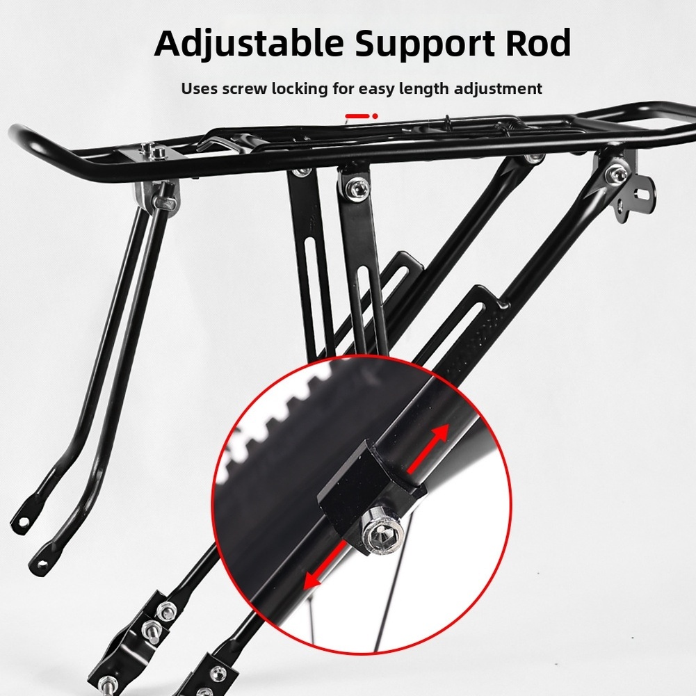 Bike Rear Rack For Disc Brake  - مراجعة Cargo Rack Aluminum وسعره