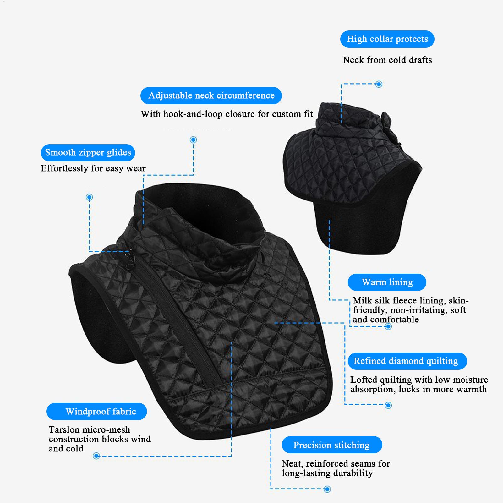 Motorcycle Neck Gaiter Breatha - مراجعة Winter Cycling Commute وسعره