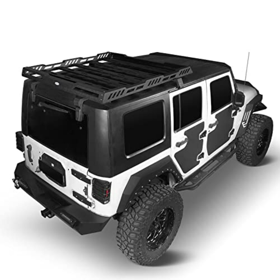 Wrangler JK Roof Rack Cargo Ba - مراجعة Cargo Rack Aluminum وسعره