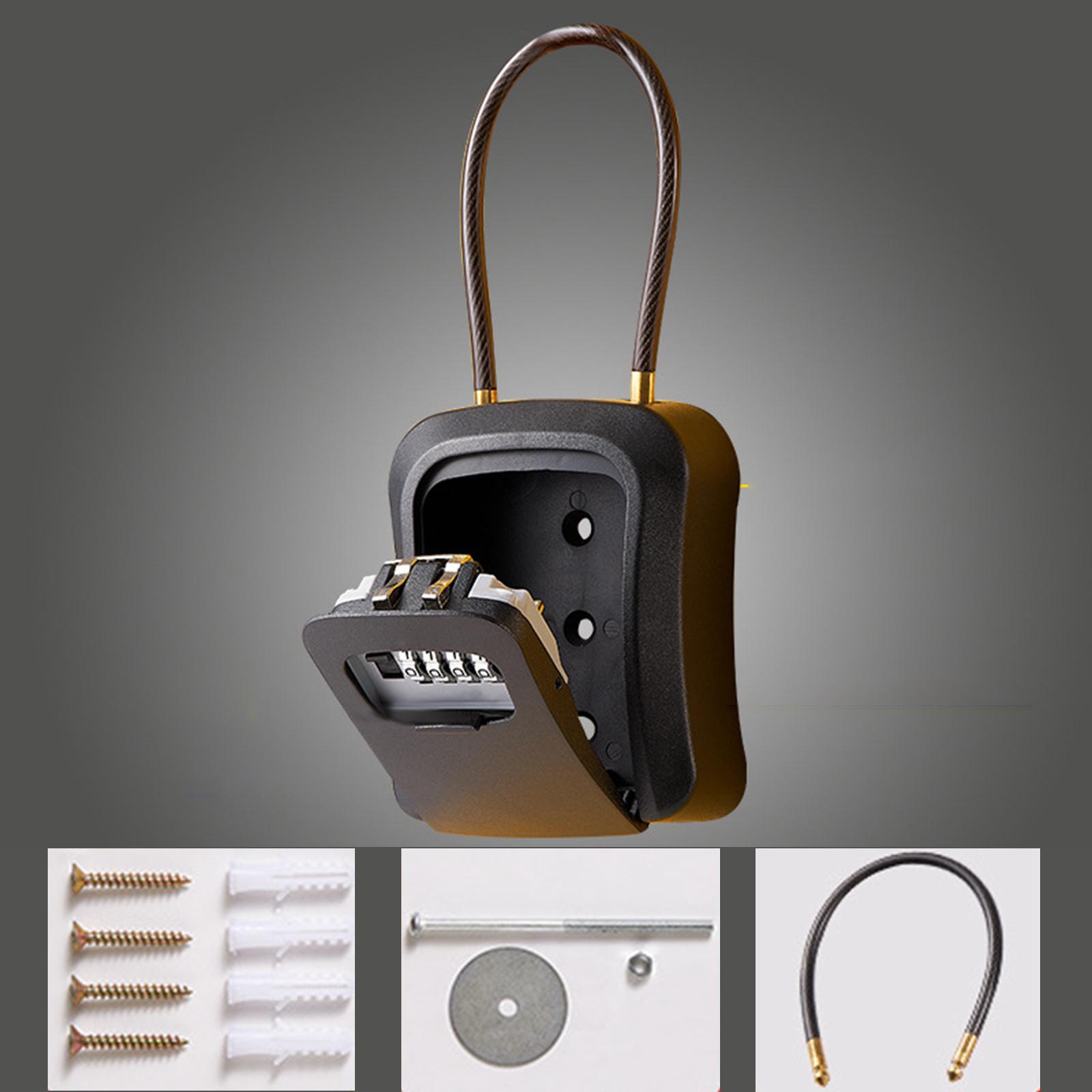 Key Lock Box Key Security Box  - مراجعة Chain Lock Combination وسعره