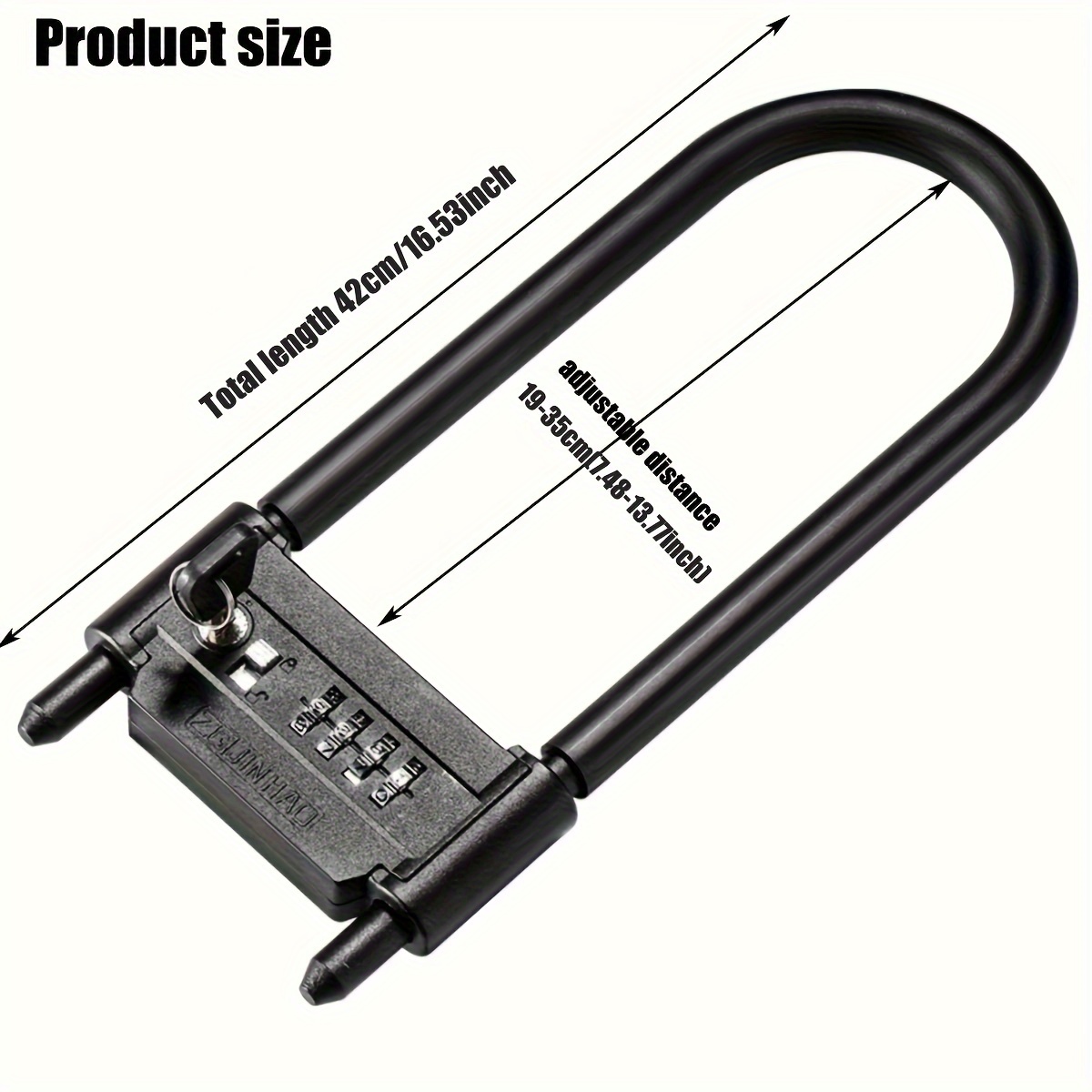 16.5 inch Bike Combination U L - مراجعة U Lock Heavy Duty وسعره